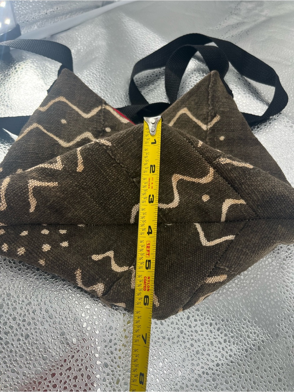 Beth Ritter-Perry PROVERBS 30 One Yeah Baby African Mudcloth Crossbody Bag - Picture 11 of 14
